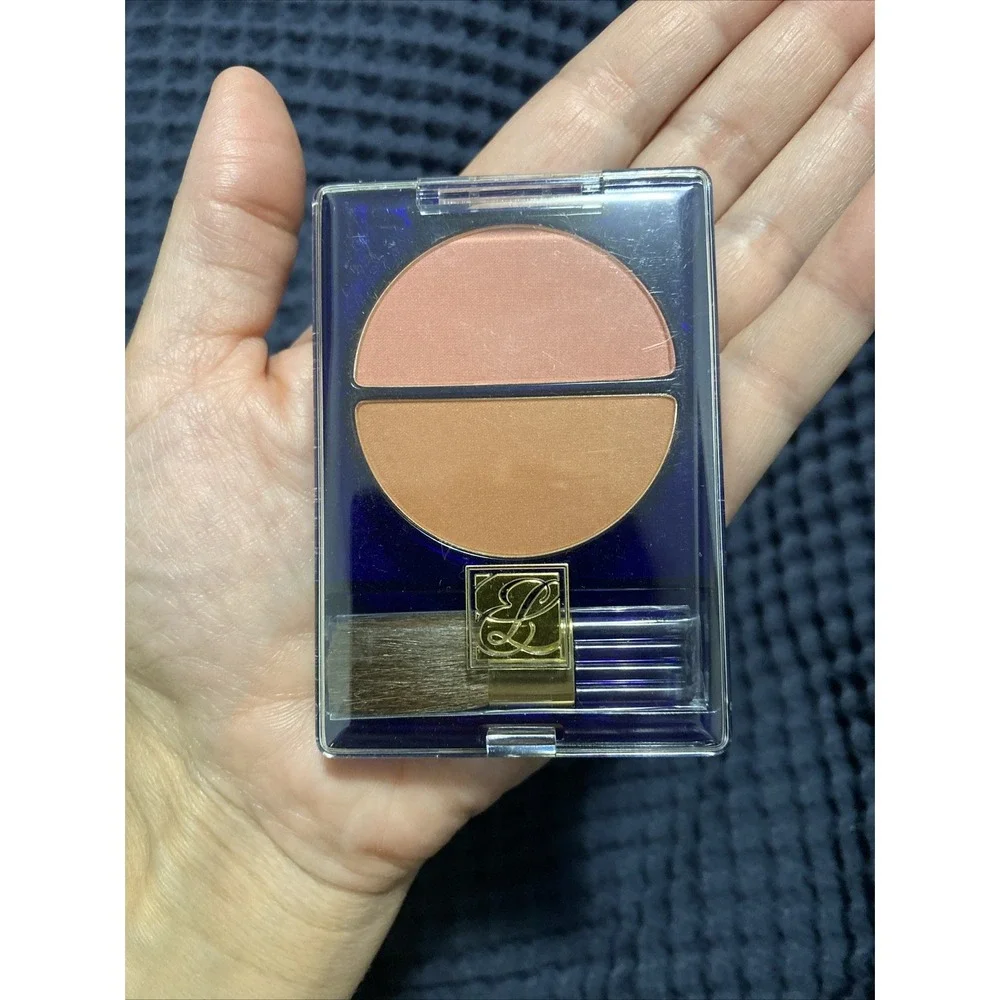 ESTEE LAUDER Blush All Day Natural‎ Cheek Color 04 Pink Cloud & Sepia 07